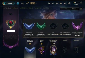Diamante 3 com 80 Champs e 15 Skins