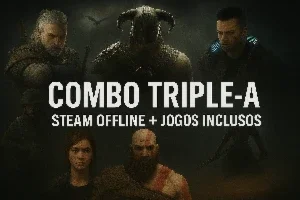 Combos Triple-A! Steam Offline (Entrega Automatica)! +Jogos