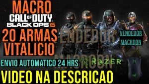 Macro - Call of Duty Black Ops 6 - Mouses RAZER LIFETIME