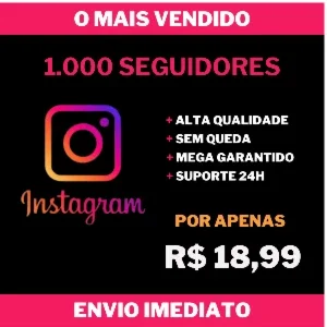1.000 Seguidores no Instagram