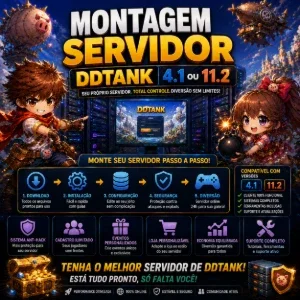 Montagem servidor DDTank local/nuvem