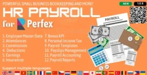 Folha de Pagamento de RH | Perfex CRM