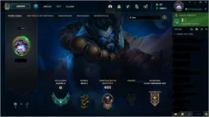 CONTA LOL PLATINA II - +100 SKINS