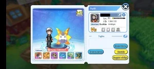 Conta do Pokemon  Mundo Elemental  lev 71