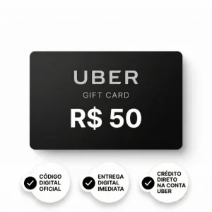 Uber Gift Card Oficial Brasil – R$ 50