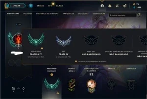 Conta League of Legends + Valorant