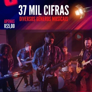 Pack 37 Mil Cifras Diversos Gêneros Musicais