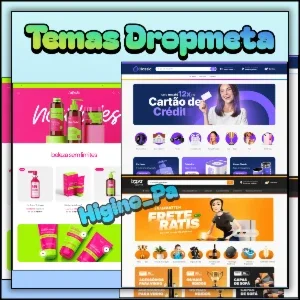 Tema Shopfy Pack de Temas Dropmeta + Atualizações