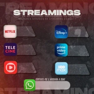 Pack de Artes para divulgação de streaming