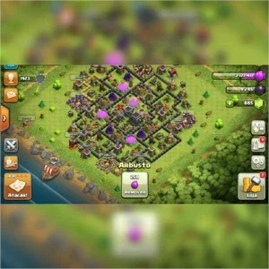 Conta cv 9 clash of clans quase full