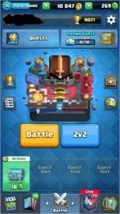 Clash Royale level 11 4k troféus