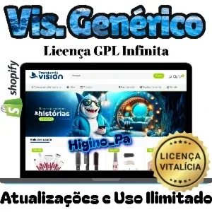Tema Vision Generico + Script Checkout Yampi + Aulas