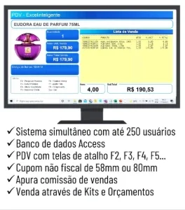 Sistema PDV em Excel VBA 2025