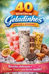 40 Receitas de Geladinhos Simples & Gourmet