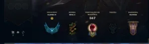 Conta Lol Ex Mastter 400 Skins 34 Lendarias 4 Prestigio 4 Ut