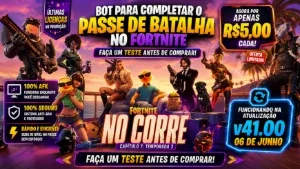 BOT Fortnite completar 100% Passe de Batalha AFK