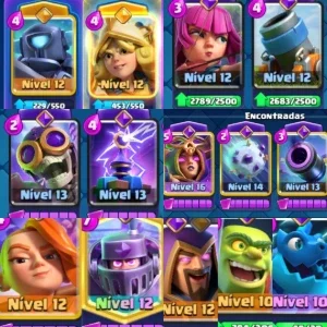 Conta Clash Royale Nível 59 - Arena 25 - 10.261 Troféus 🔥🔥