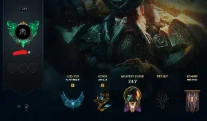 Conta de LOL nível 400, gold 2 solo, 150+ skins