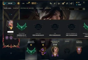 Esmeralda 4 com 135 Champs e 43 Skins +2 Prestigios
