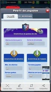 Vendo conta Clash Royale NV 12, 5 decks tops, montados.