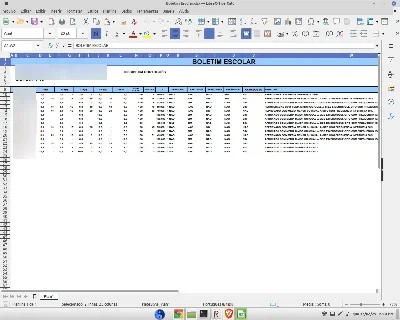 Planilha Excel para Boletim Escolar