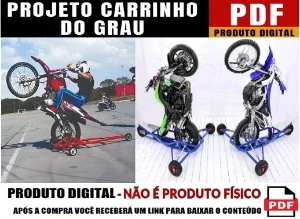 Projeto Aparelho Aprenda Grau De Moto Empinar Dar Grau Fácil