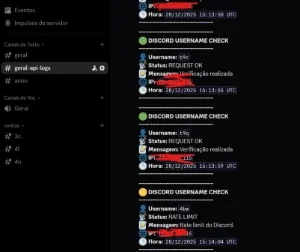 Discord Username Checker + Scanner Automatizado + Spiner