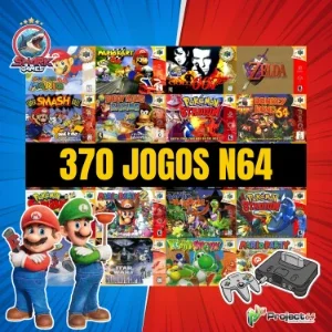 Pack Emulador Nintendo64 para PC + Coleção Completa de Jogos