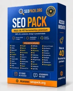 EnvatoElements, ChatGPT, Canva, Grok +30 ferramentas SEOPACK