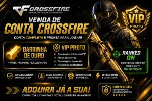 Crossfire Conta Barrinha de Ouro com Proto Vip - RANKED ON