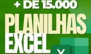 Mega Pack Excel Com +15.000 Planilhas Prontas