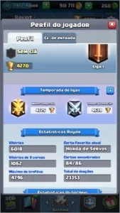 Conta Clash Royale - Record 4796 Trofeus