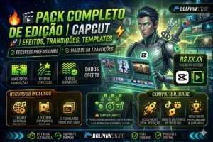 🎬 Pack Completo de Edição para CapCut | Efeitos, Transições