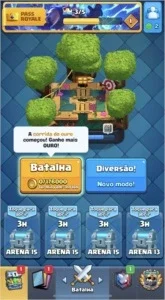 Conta Clash Royale, torre do rei nível 13