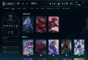 Conta esmeralda 3 com Riven pacto quebrado upada a mão