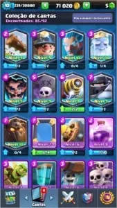 lvl 10 falta7 lendárias arena 12 70 mil de ouro