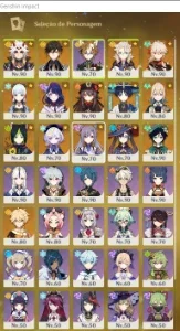 CONTA AR-60 16 PERSONAGENS 5* E 34 4* 