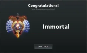 Conta Imortal Dota 2