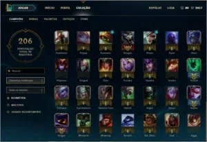 Conta Lol Gold 1 80 Champs 69 Skins