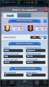 Clash Royale 4700 trofeus e todas lendarias