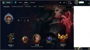 Conta lvl63 Gold V 31 campeões (Com varios junglers)