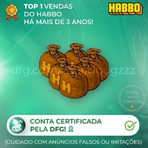 HABBO SACOLA DE 20C - MUITAS UNIDADES
