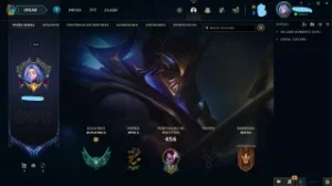 Conta RIOT com contas de Valorant e League of Legends.