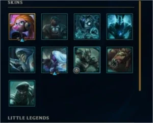 conta gold 60% wr 43 skins