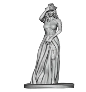 STL para Impressão 3D - Orixá Maria Navalha