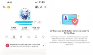 ✅ Conta Tiktok Shop Ativo 2,5 5k Seguidores Pronta para Uso