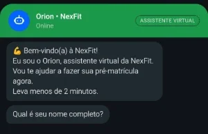 ORION | Plataforma de Atendimento Automático 24/7 com Dash