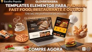 Templates Elementor para Padaria, Restaurante e Outros