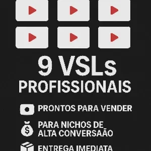 9 VSLs Prontos Para Vender – Nichos Quentes e Lucrativos