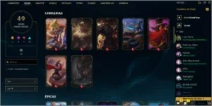 Vendo conta League of legends